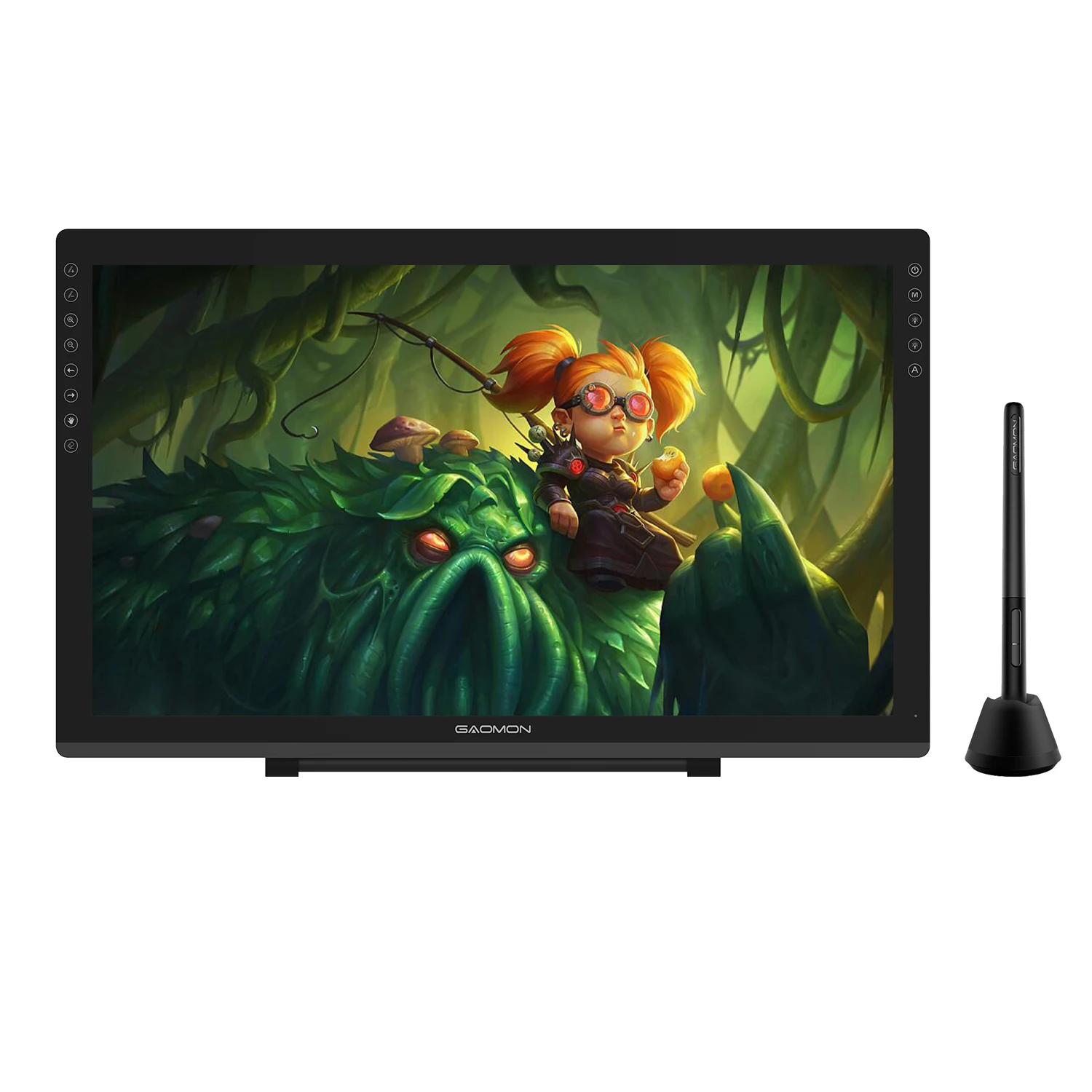 GAOMON PD2200 21,5 Дюймов графический планшет Дисплей с разрешением Full HD 92% NTSC цветовой охват Экран 8192 уровней Батарея Бесплатная ручка и наклон Функция|Цифровые планшеты| | АлиЭкспресс