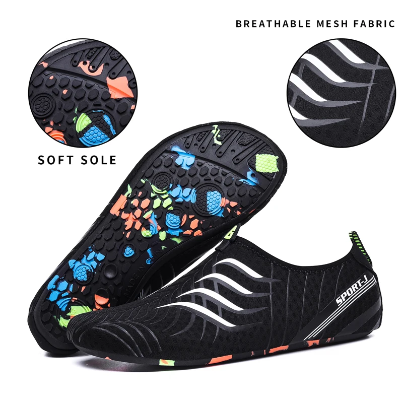 

Men Women Water Shoes Outdoor Climbing Hiking Shoes Quick Dry Aqua Shoes Beach Jogging Sneakers Sports Upstream Waterproof Soft