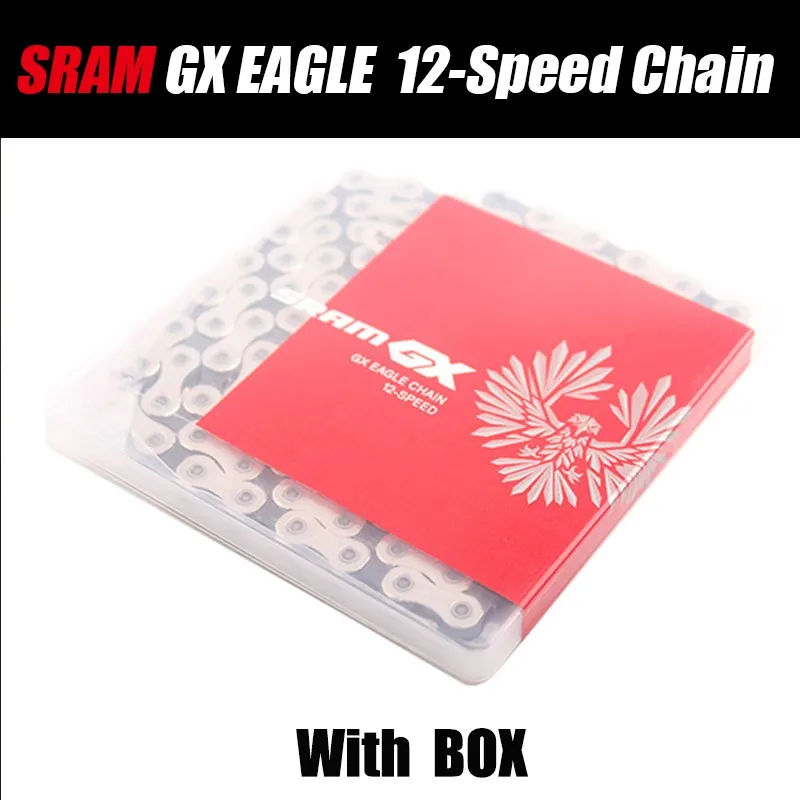 

Цепь для горного велосипеда SRAM GX EAGLE 1X12s, 12 Скоростей, без оригинальной коробки, л, звенья с блокировкой питания