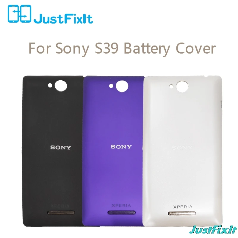 S39 задний корпус Пластиковая Задняя Дверь Ремонт чехол запасные части для sony Xperia C