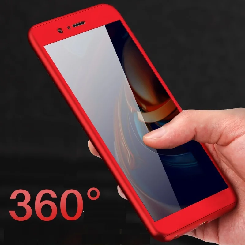 360 Degree Case with Tempered Glas for Huawei P30 P9Lite Nova 5 Cover On Honor 8 8a 9 x 9lite 9i Anti-fall Phone Cases | Мобильные