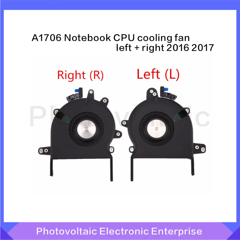 Оригинальный охлаждающий вентилятор для ноутбука A1706 CPU MacBook Pro Retina 13 &quotTouch Bar