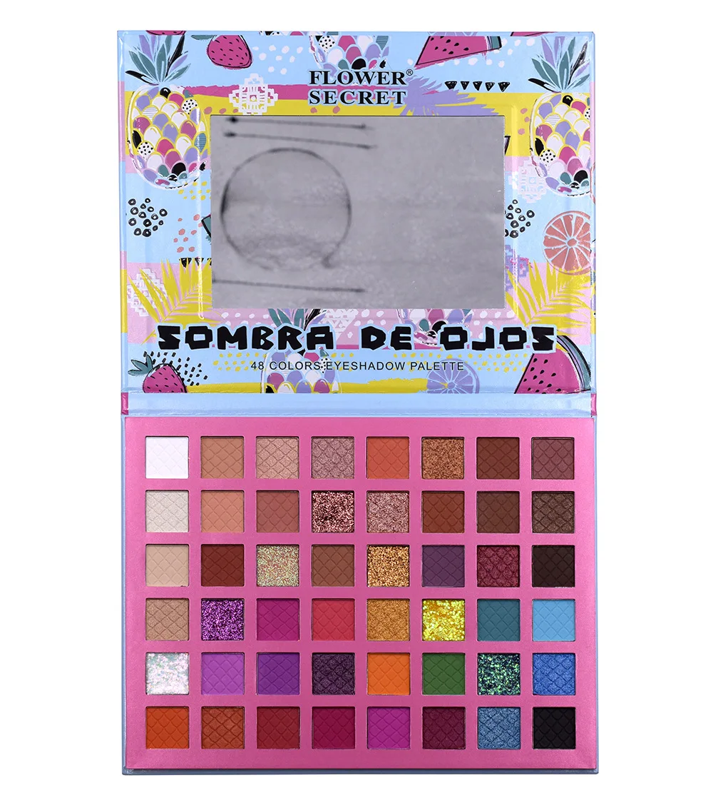 42 Цвета макияж прессованные тени для век с блестками Shimmer МАТОВЫЕ палитра бренд