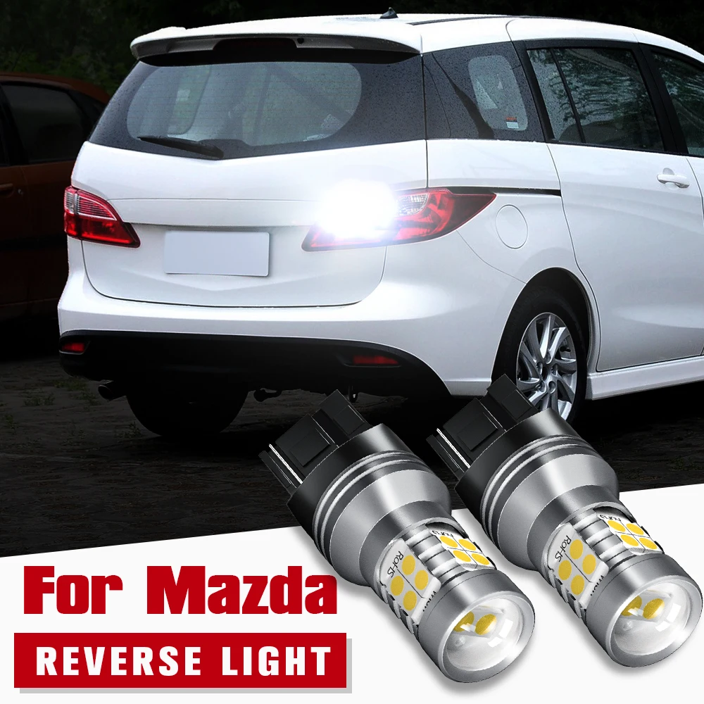 

2pcs LED Reverse Light Blub Lamp W21W 7440 T20 Canbus For Mazda 3 BK BL BM BN 5 6 GH GJ CX-7 ER CX-9 TB MX-5 NB ND RX-8 SE FE