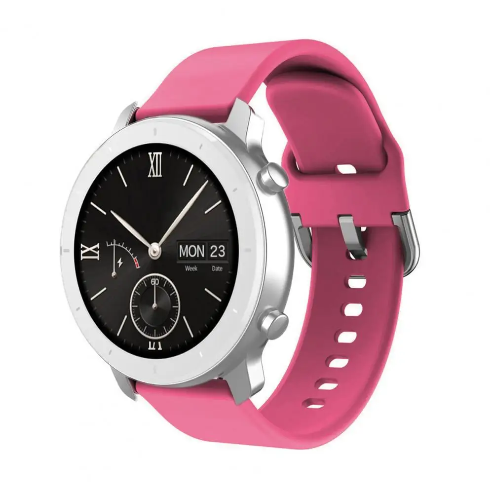 

Watch Band 20mm Soft Silicone Smartwatch Replacement Wrist Strap Bracelet Accessories for Amazfit GTS 2E/GTS 2/BIP/BIP Lite