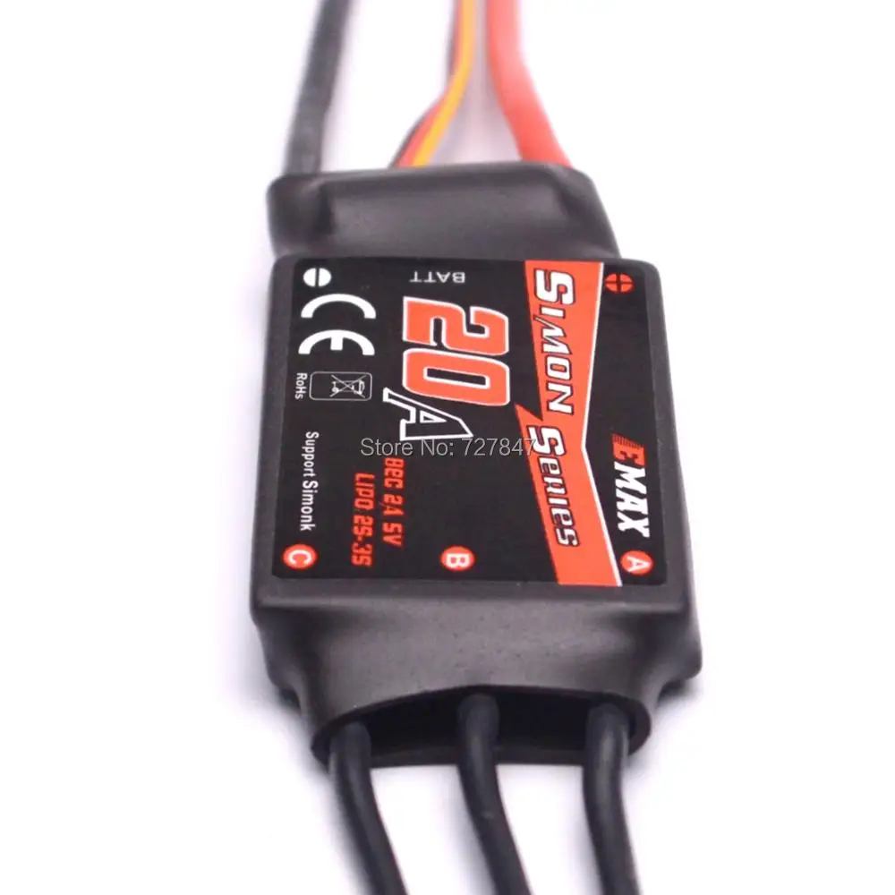 1 шт./2 шт./4 шт. x SimonK 20A бесщеточный ESC для квадрокоптера мультикоптера|esc module|brushless dc