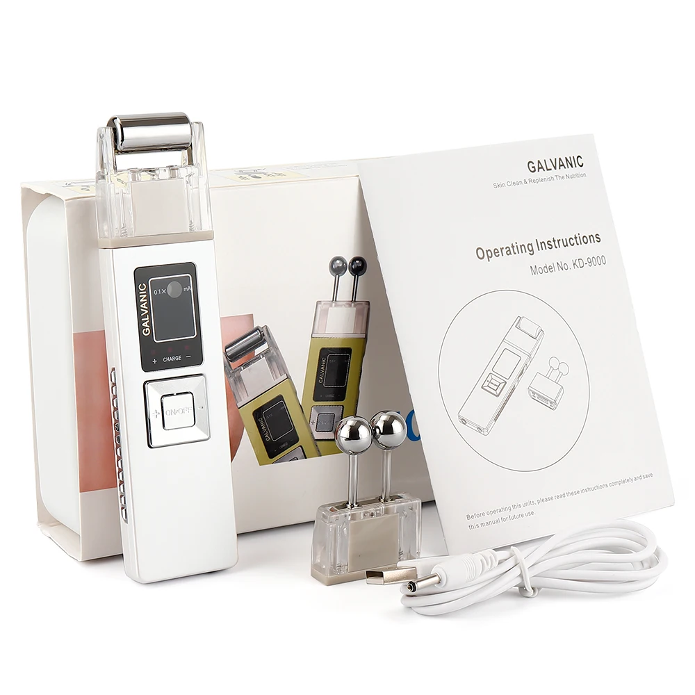 Гальванический массажер для лица с микротоком укрепления кожи отбеливания