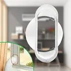 Съемный шланг для кондиционера, регулируемый выхлопной шланг, плоский отверстие, интерфейс для выхлопной тепловой трубы, аксессуары, насадка 15 см