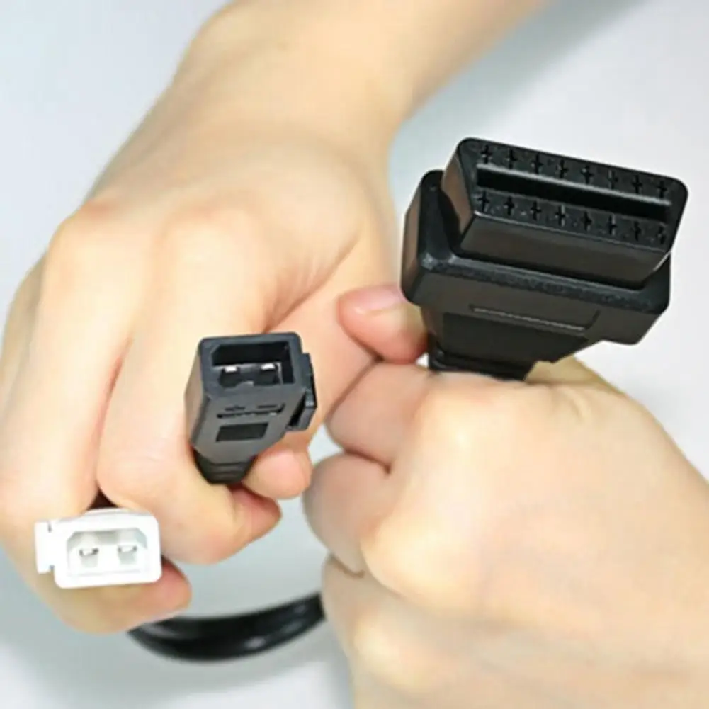 

16-контактный штекер-гнездо OBD2, Удлинительный кабель, диагностический инструмент для Volkswagen Audi