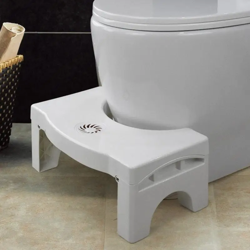 

1Pc Squatty Toilet Squatty Step Stool Children Adult footstool Non Slip Potty Toilet Stool Folding Squatting Plastic Non-Slip