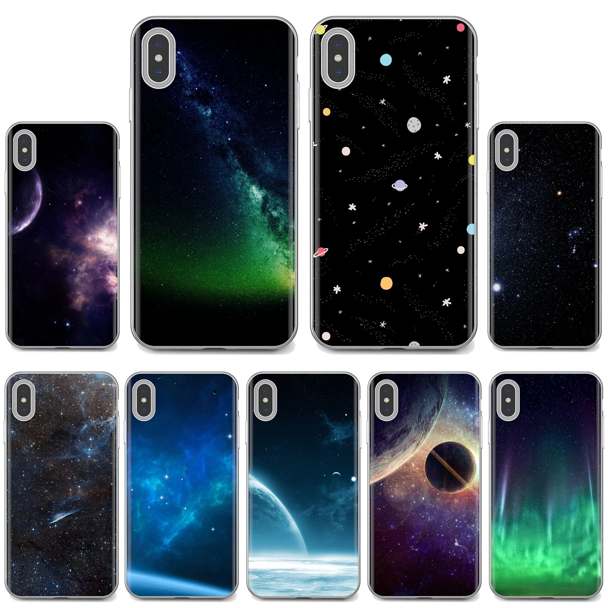Мягкий чехол из ТПУ для телефона Samsung Galaxy A10 A40 A50 A70 A3 A5 A7 A9 A8 A6 Plus 2018 2015 2016 2017 обои с надписью Love Space|Бамперы| |
