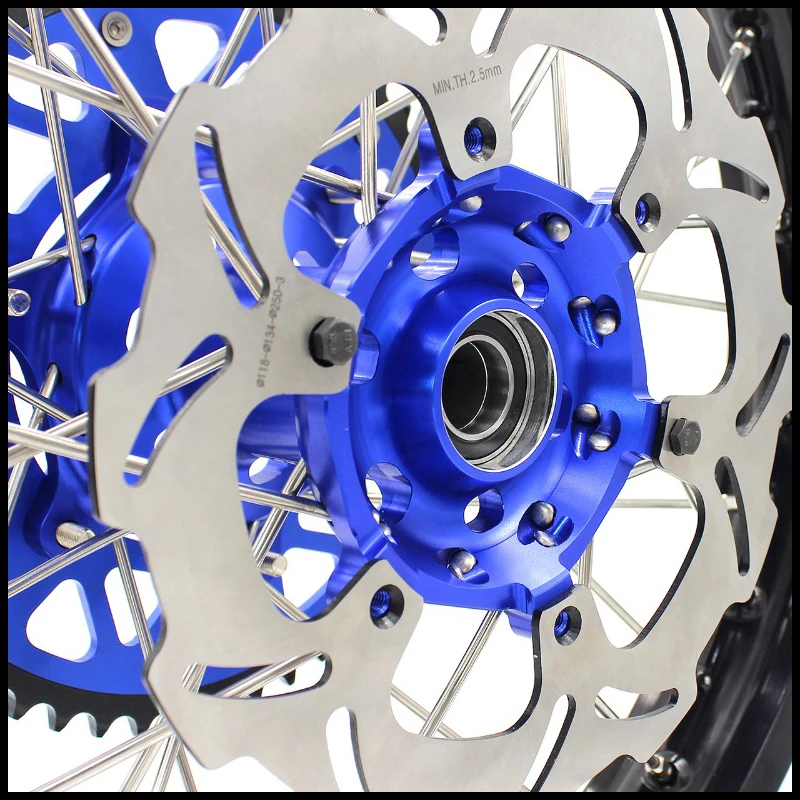 Обод мотоцикла 2 15*18 " заднее колесо с спицами для эндуро Yamaha YZ250F 2001-2020 YZ450F 2003-2020
