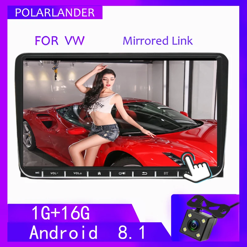 2 Din 9 &quotMirror Link MP5 плеер GPS навигация Android WIFI для Bora Golf VW Polo Passat B6 B7 Touran