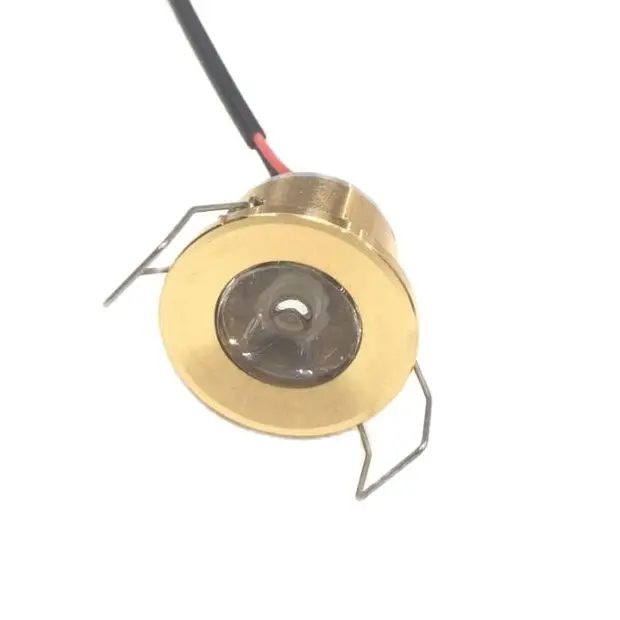 

mini spot For Kitchen Hot Selling 2019 6pcs/lot Led Cabinet Downlight 1w Diameter 31mm Ac230v Gold Fram