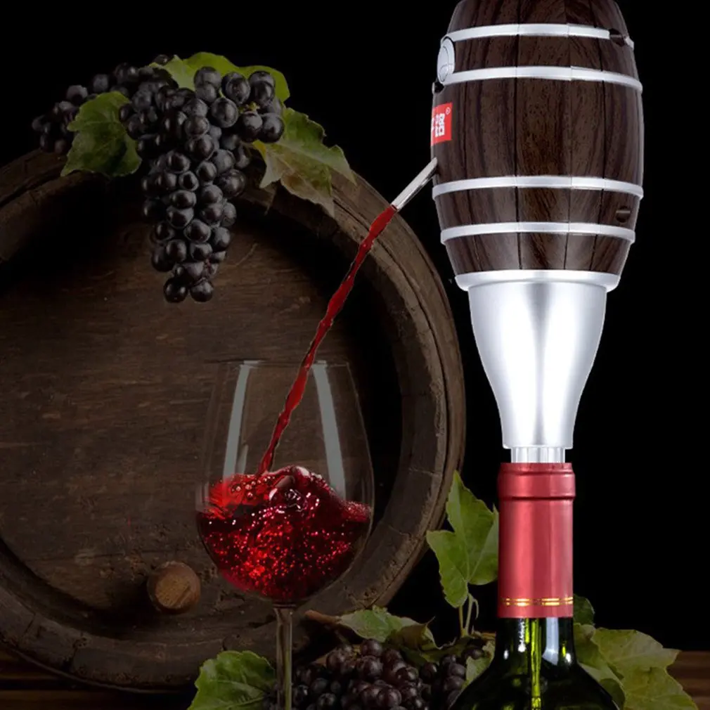 

1 Pcs Portable Electric Fast Hangover Decanter Dispenser Bar Essential Red Wine Equipment Bar Accessories Reduces Bitterness