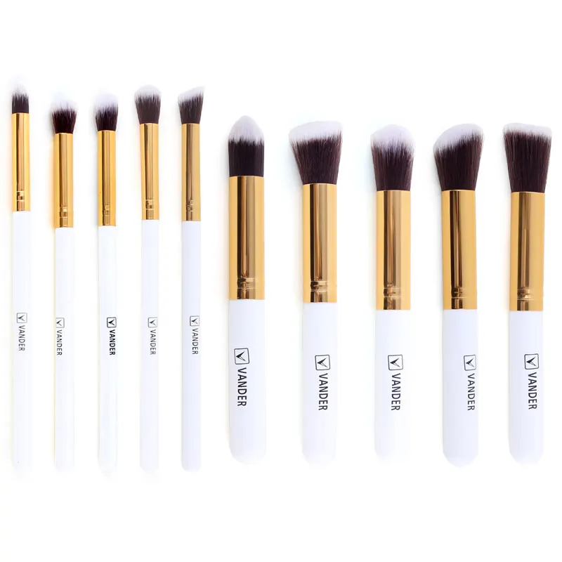 10 шт. профессиональный набор для макияжа пудра Тональная основа тени век