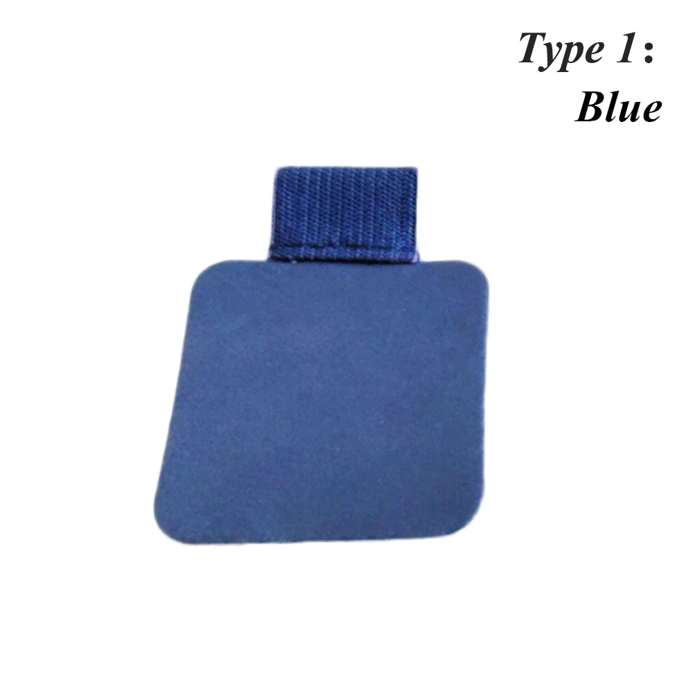 Blue1 1 шт. красочные самоклеющиеся резиновые зажимы для ручки Карандаш эластичная петля для ноутбуков журналов клипборды подставка для ручек для офиса школы - Цвет: Blue1