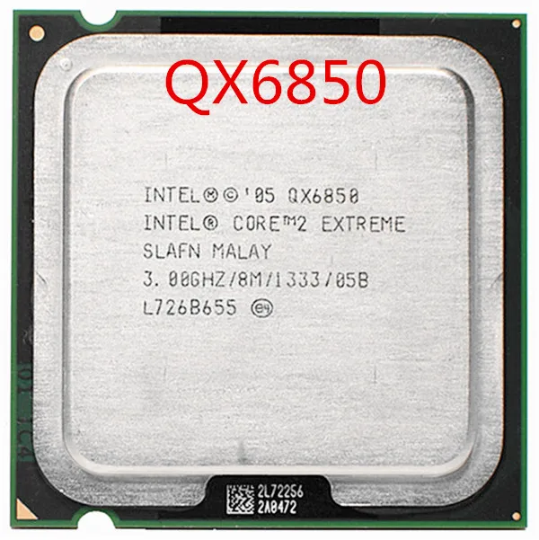 Процессор Intel Core 2 Extreme QX6850 3 00 ГГц 8 Мб 1333 МГц LGA775 (100% рабочий)|cpu lga775|core extremeintel core |