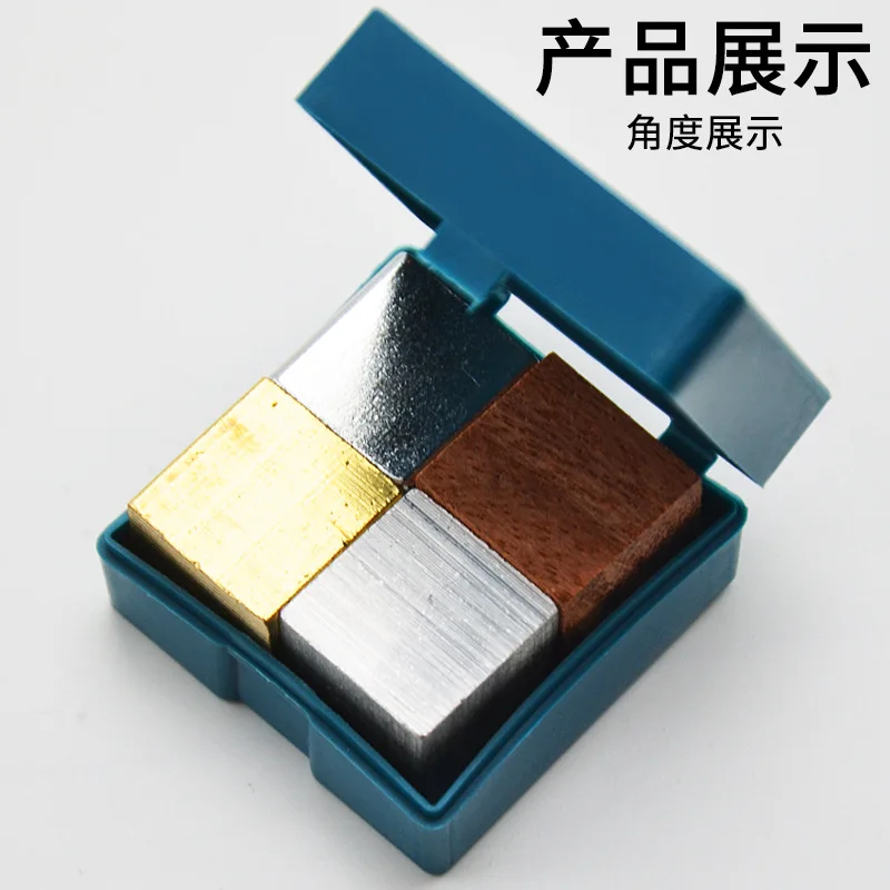 Najtaniej 2cm Kostka Grupa Miedź żelazo Aluminium Drewno Eksperyment Fizyczny Sprzęt Nauczanie Tej Samej Objętości I Różnej Jakości Gęstości