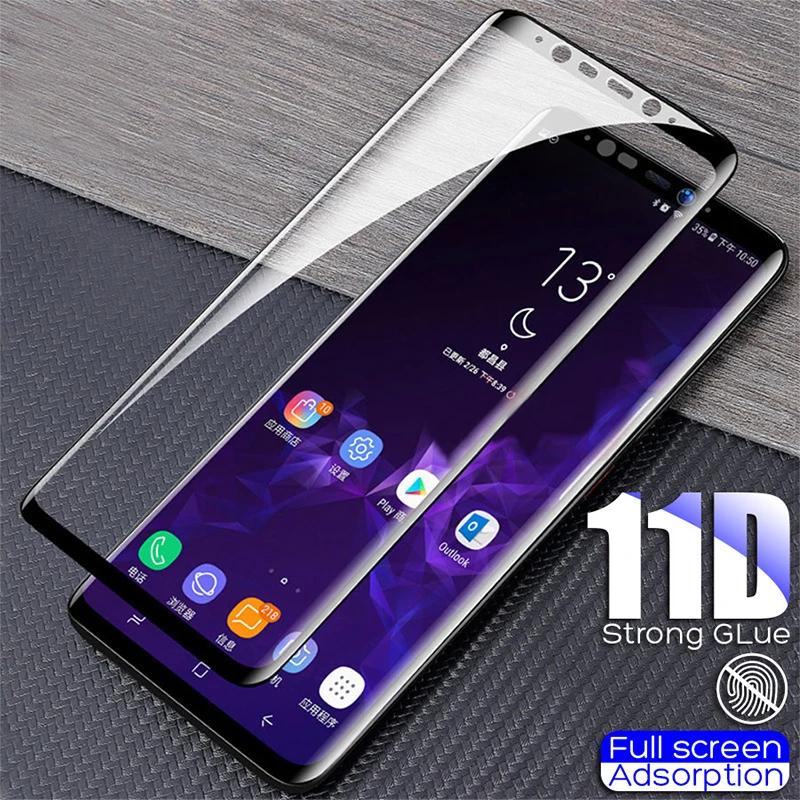 11D Tempered Glass on galaxy Note 8 9 Note8 Note9 S case Protective Film Cover S8 S9 Plus S8plus S9plus Coque Capa cases 9h |