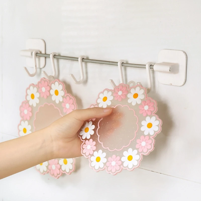 Симпатичная подставка-цветок изоляционная подставка Нескользящая из мягкого