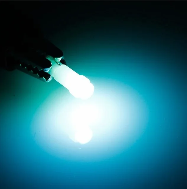 

10 шт./лот W1.2W цоколь T5 светодиодный 12 В автомобильный боковой клин приборной панели приборная лампа лампа ледяной синий красный зеленый желтый