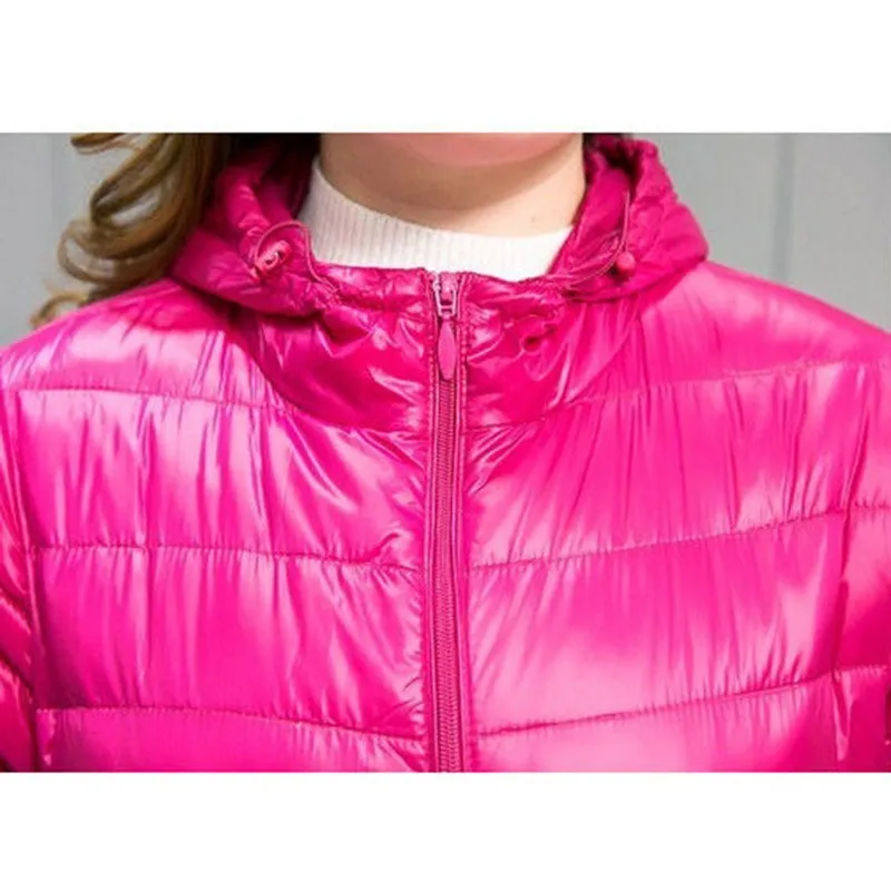Зимняя куртка-пуховик для девочек, длинный пуховик для девочек для женщин; Большие размеры 7XL ультра светильник теплая куртка с капюшоном вы... от AliExpress WW