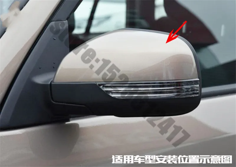 

for Chery Tiggo3 Tiggo 3 2014-2019 ABS Chrome Rearview mirror cover Trim/Rearview mirror Decoration Car styling