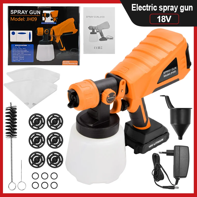 Пистолет распылитель Электрический 600 Вт 18 в 1000 мл|Пистолеты-распылители| |