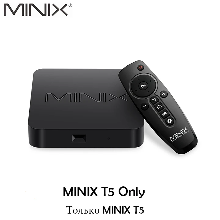 MINIX NEO T5 tv BOX Amlogic S905X2 2G 16G Chromecast 4K Ultra HD Google Сертифицированный Android tv 9,0 Pie Smart tv BOX - Цвет: T5 Only