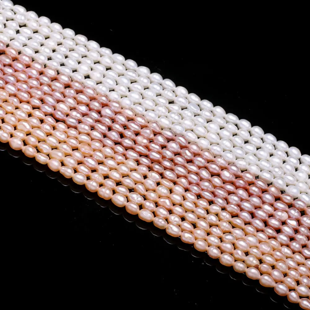 

Natural Freshwater Pearl Beads High Quality irregular shape Punch Loose Beads for DIY Necklace Bracelet Jewelry Making 5-6mm