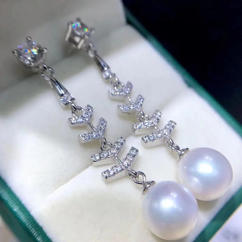 

Новые блестящие зеркальные серебряные серьги, фурнитура для крепления ювелирных изделий, фурнитура для жемчуга, кораллового нефрита, агата, бусин, камней