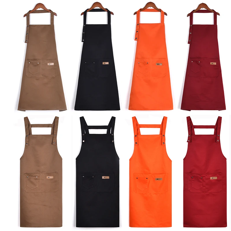 

Apron custom logo Korean fashion cotton waterproof