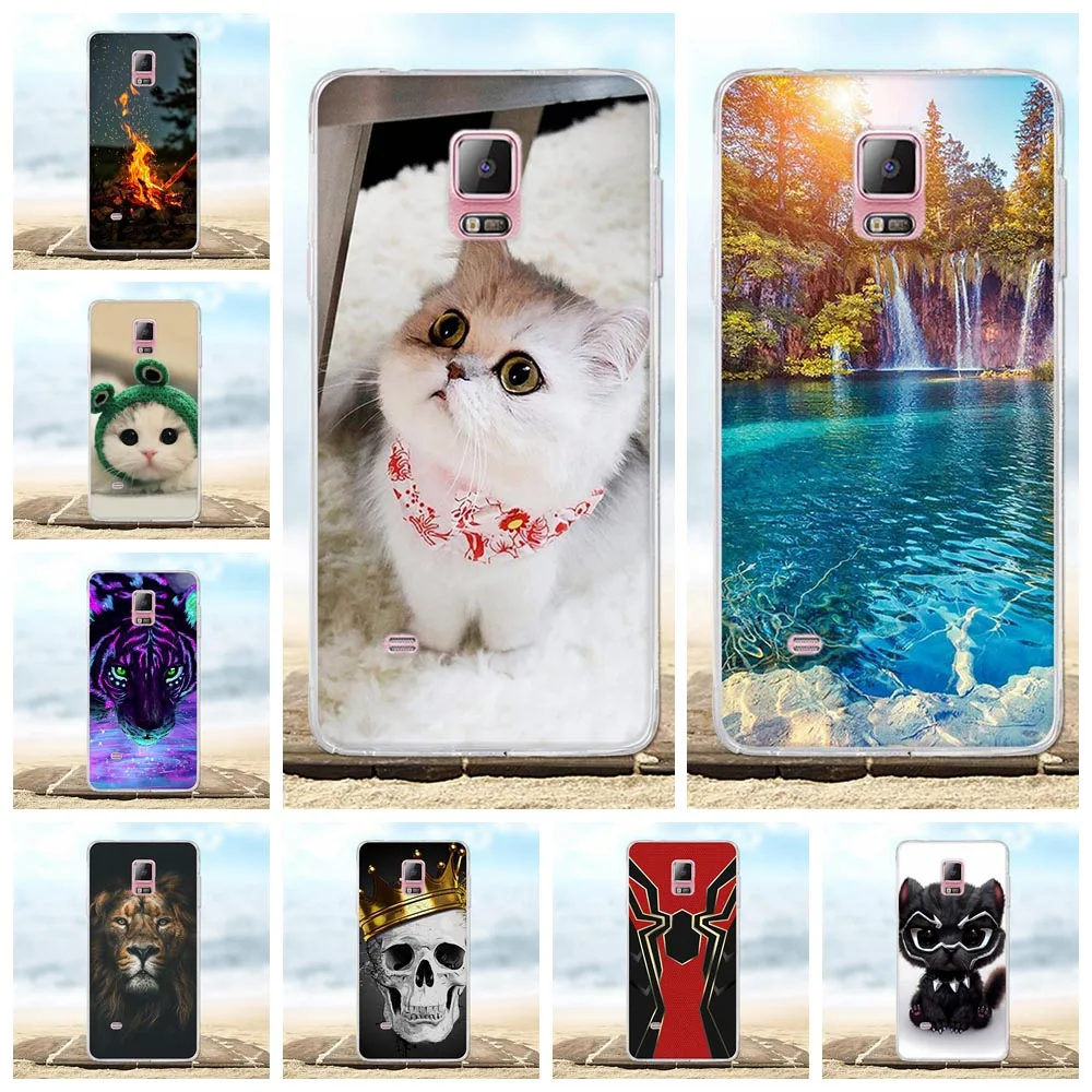 For Samsung Galaxy Note 4 Case Soft TPU N910F N910C Cover Animal Patterned Bumper | Мобильные телефоны и аксессуары