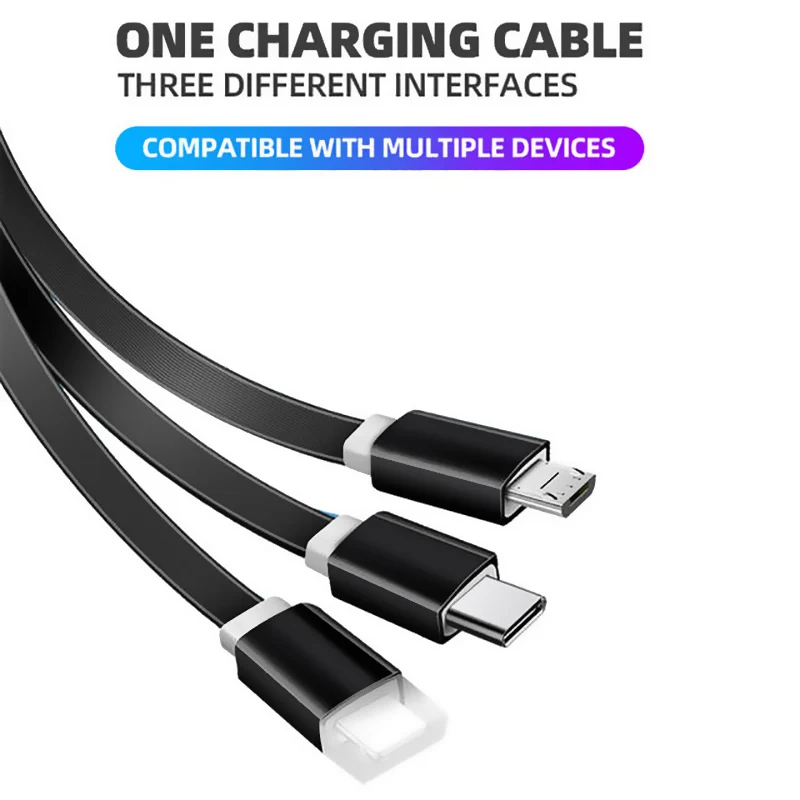 1 м 2 в 1 USB кабель для быстрой зарядки для iphone X 7 8 6 Micro usb type C кабель для samsung S8 Xiaomi Mi5 кабели для мобильных телефонов