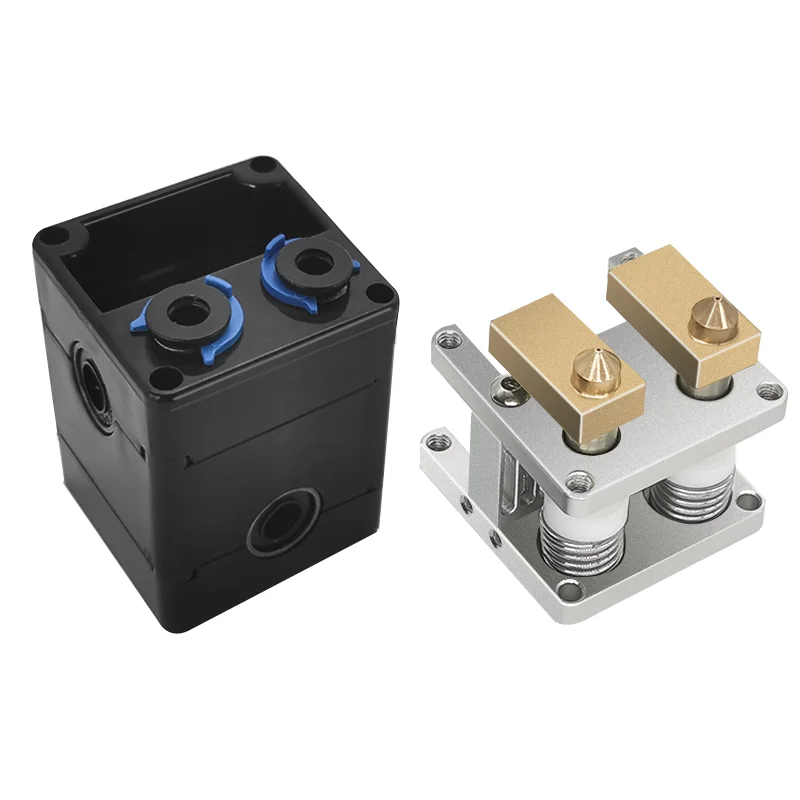 Алюминиевый сплав для Ultimaker 2 Hotend наборы + UM2 двойная Насадка Экструдер 3D части