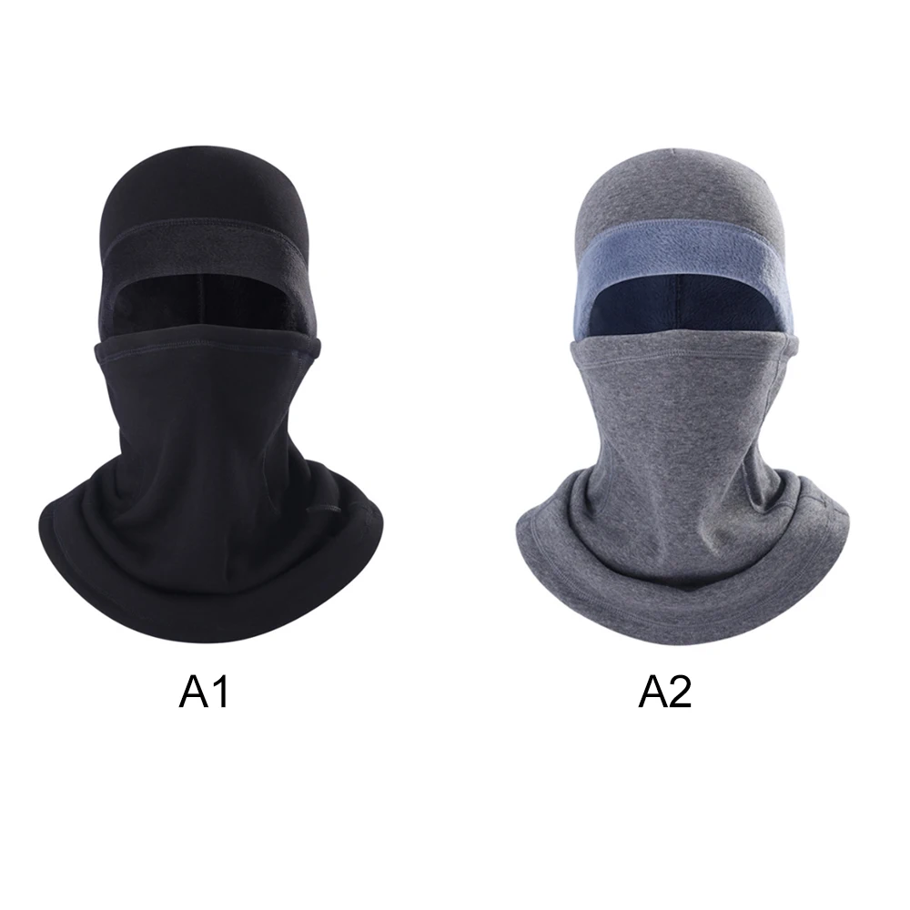 Зимняя черная мотоциклетная маска для лица велосипедная Байкерская уличная