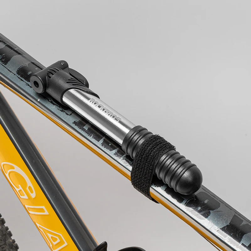 

ROCKBROS Bike Pump 100PSI FV AV Gas Nozzle Bicyle Pump MTB Road Mini Portable Air Inflator Stainless Alloy Cycling Accessories