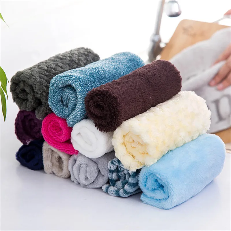 Bamboo Fiber dish Cloth Kitchen Cleaner Wipping Washing Rags Car Cleaning Towel Bathroom Dust Hand Dryer | Дом и сад