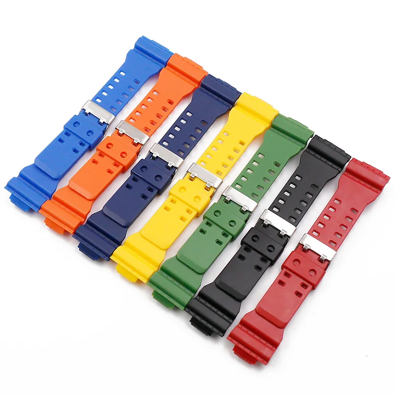 Sport Watch Strap For G Shock Smart Watch Bracelet For Casio Resin Watch Band For Casio G-Shock Watch Belt Watchband Correa De