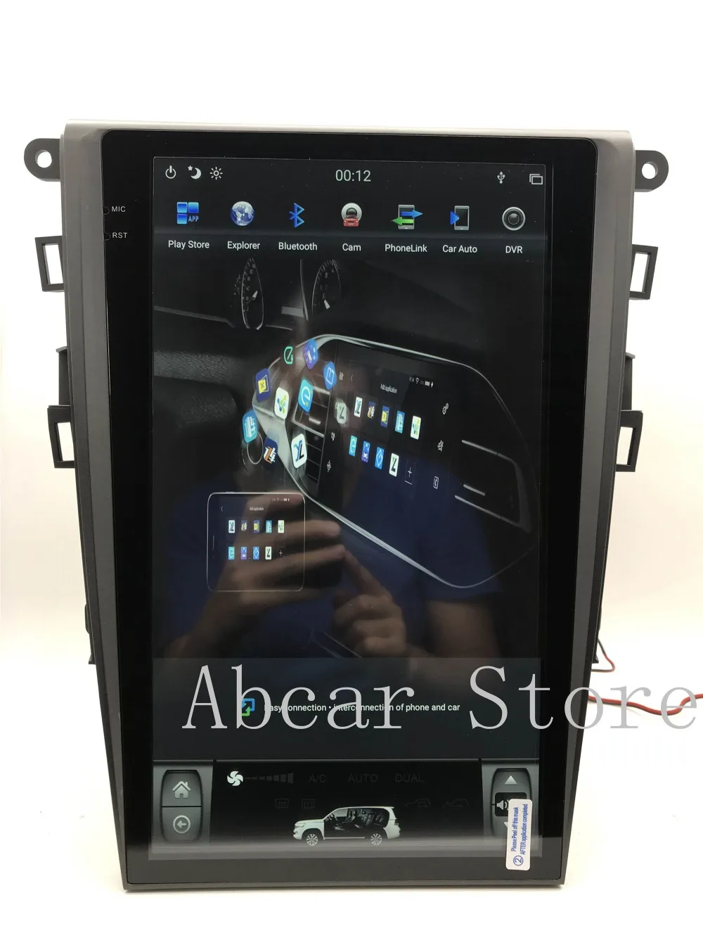 13,6 ''Tesla стиль Android 8,1 автомобильный dvd-плеер gps навигация для Ford Mondeo Fusion MK5 2013- стерео радио ips Авто PX6 HDMI