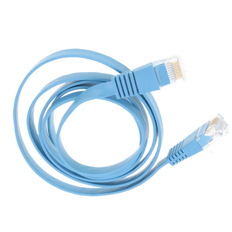 Ethernet кабель Плоский шесть сетевая гигабитная карта патч-маршрутизатор