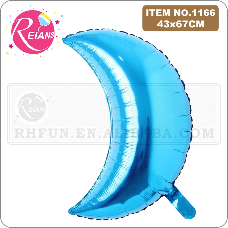 26 дюймов Большой луной фольги гелиевые шары детский душ 100 дней Дети День