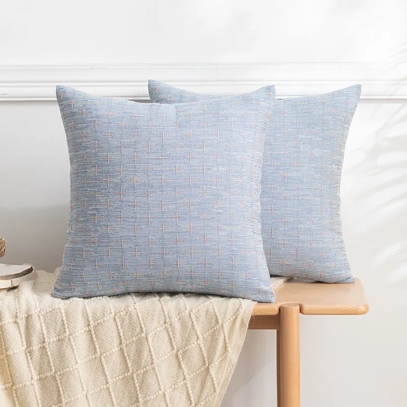 

Line Style Throw Pillow Case Simple Modern Cotton and Linen Pillowcase Cushion Cover For Car Chair Home Decorative 30x50/45x45