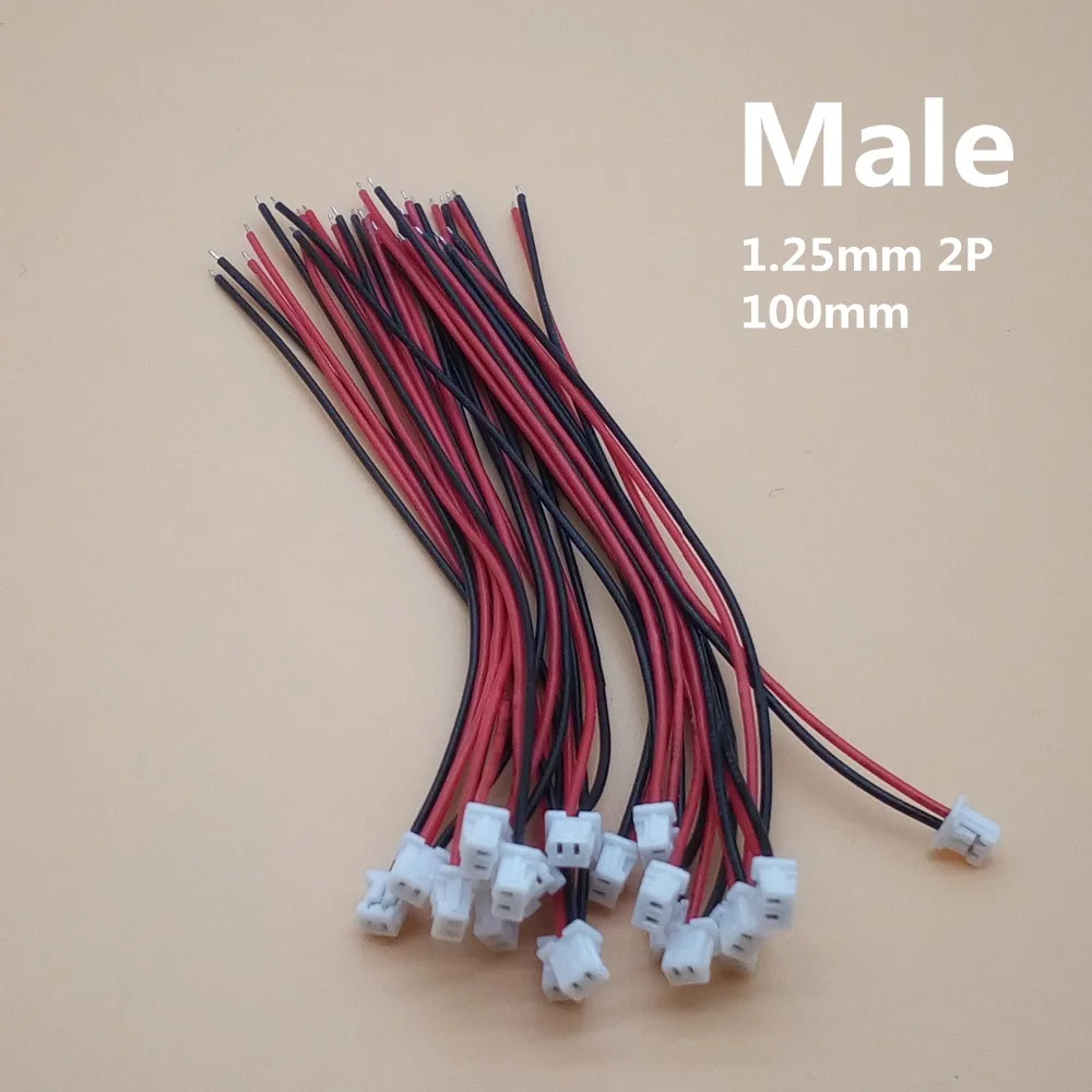 100 компл./лот разъем Micro JST 1 25 мм 2Pin 3Pin 4Pin штекер и гнездо с проводами кабели