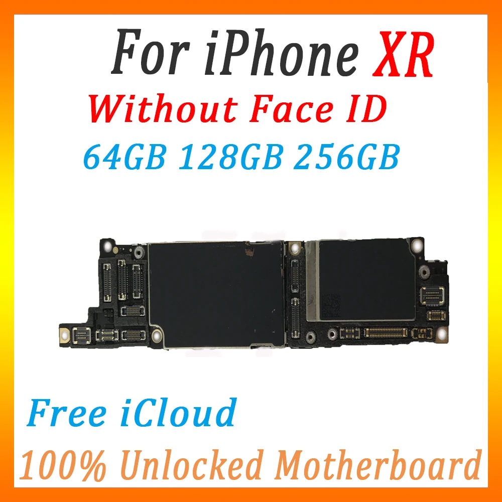 Оригинальная разблокированная материнская плата для iPhone XR с/без лица ID, MB для iPhone X R материнская плата отлично работает все функции
