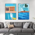 Плакаты и принты на холсте с изображением Дэвида хокни, для гостиной