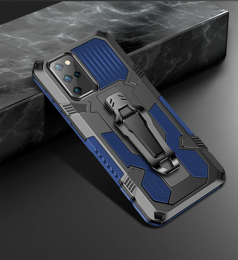 

Armor Bring Bracket Phone Case For Samsung Galaxy Note S21 S20 10 20 Ultra FE Plus A10S A20S A30S A50S A10 A20 A30 A50 A70 Cover