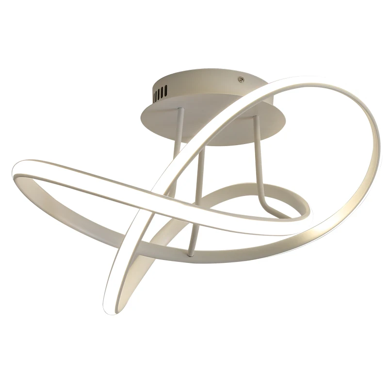 

Creative Modern LED Ceiling Lights White Black color 110v 220v Minimalism led ceiling lamp For Living Room Bedroom home lighting