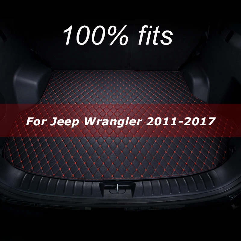 

Car trunk mat for Jeep Jeep Wrangler 20112012 2013 2014 2015 2016 2017 cargo liner carpet interior accessories cover